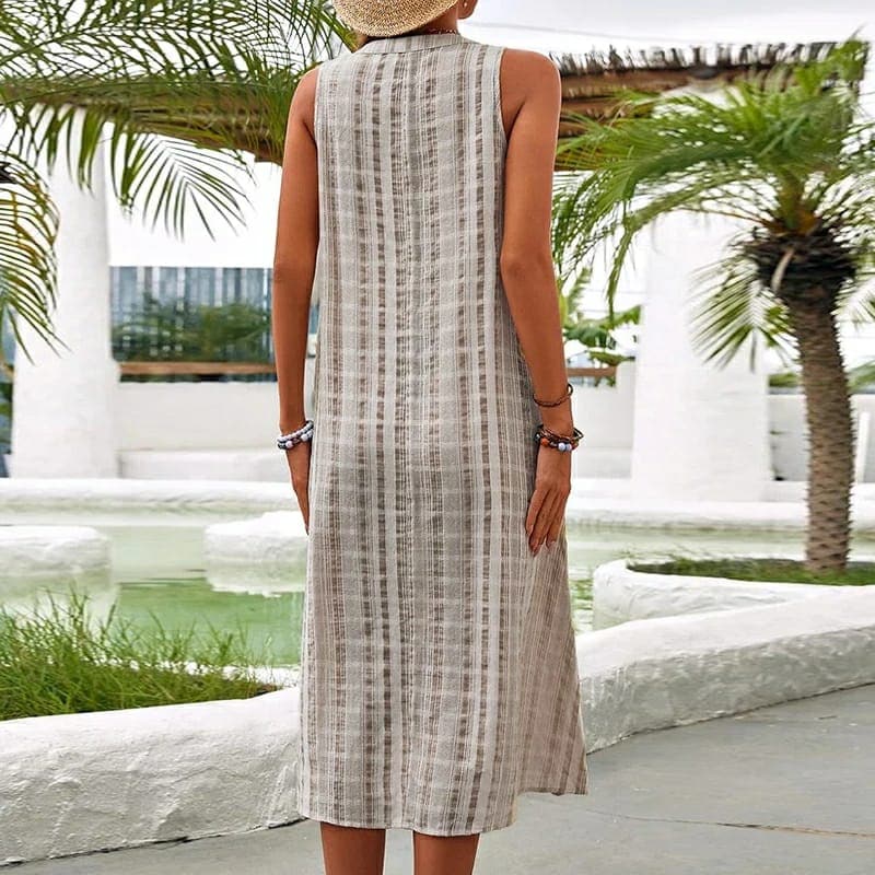Beatrice | Elegantes Maxikleid mit Seitentaschen - Image 2