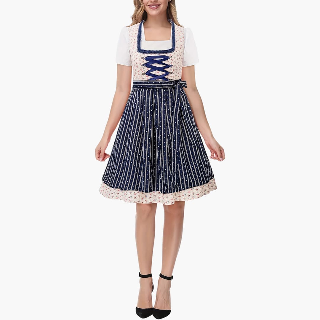 Bedrucktes Dirndl kleid für Damen - Oktoberfest 2025 - Image 3