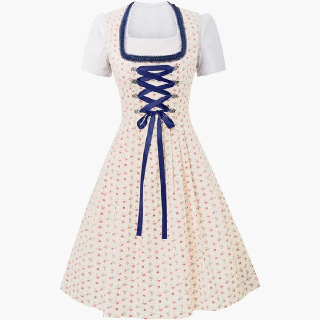 Bedrucktes Dirndl kleid für Damen - Oktoberfest 2025 - Image 4