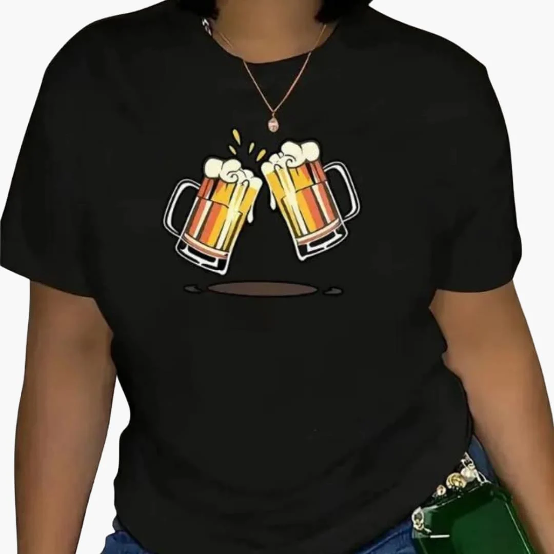 Bedrucktes Oktoberfest T-Shirt für Damen - Oktoberfest 2025 - Image 4