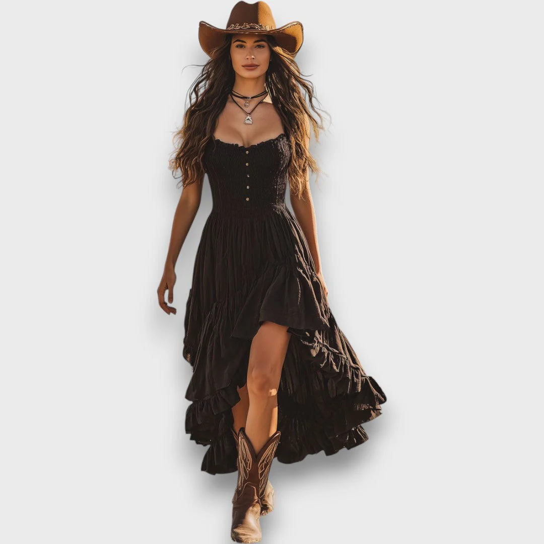 Belina – Maxikleid mit Volants - Image 2