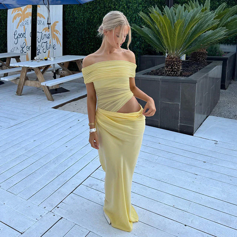Bella | Langes Kleid aus Spitze Asymmetrisch - Image 10