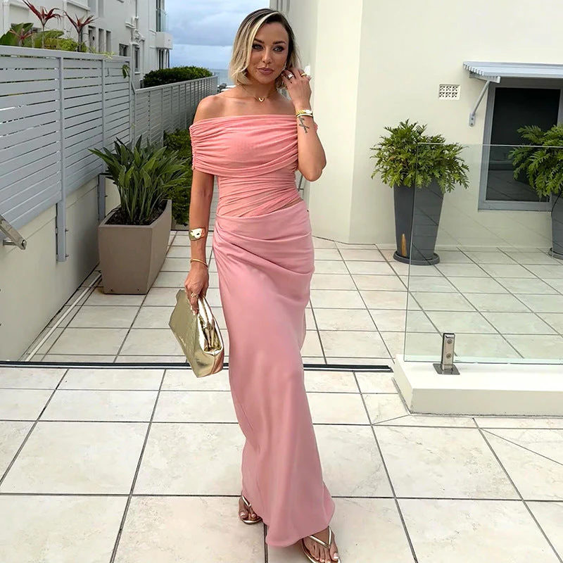 Bella | Langes Kleid aus Spitze Asymmetrisch - Image 11