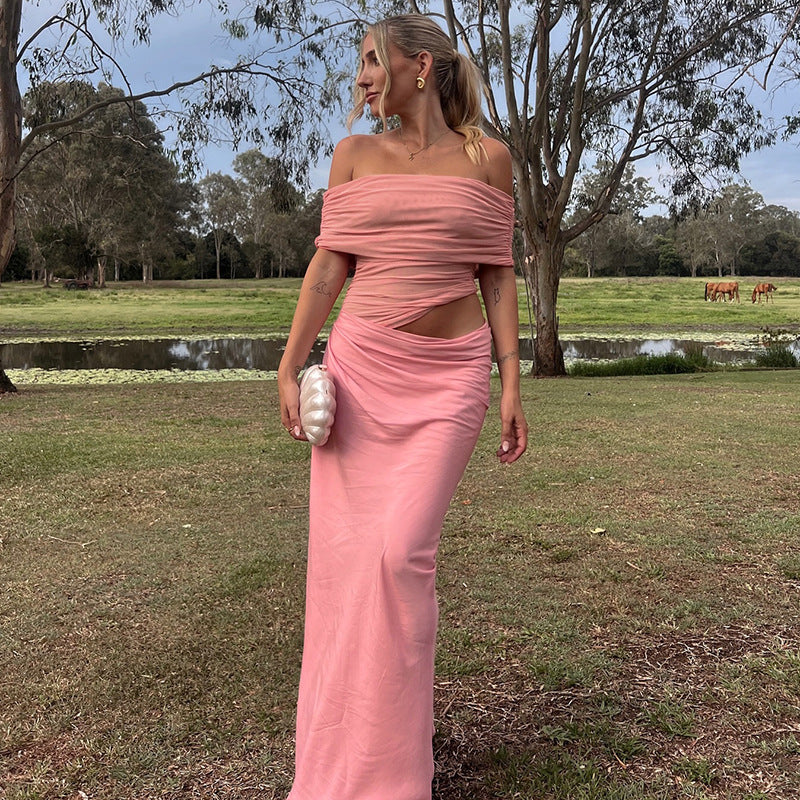 Bella | Langes Kleid aus Spitze Asymmetrisch - Image 3