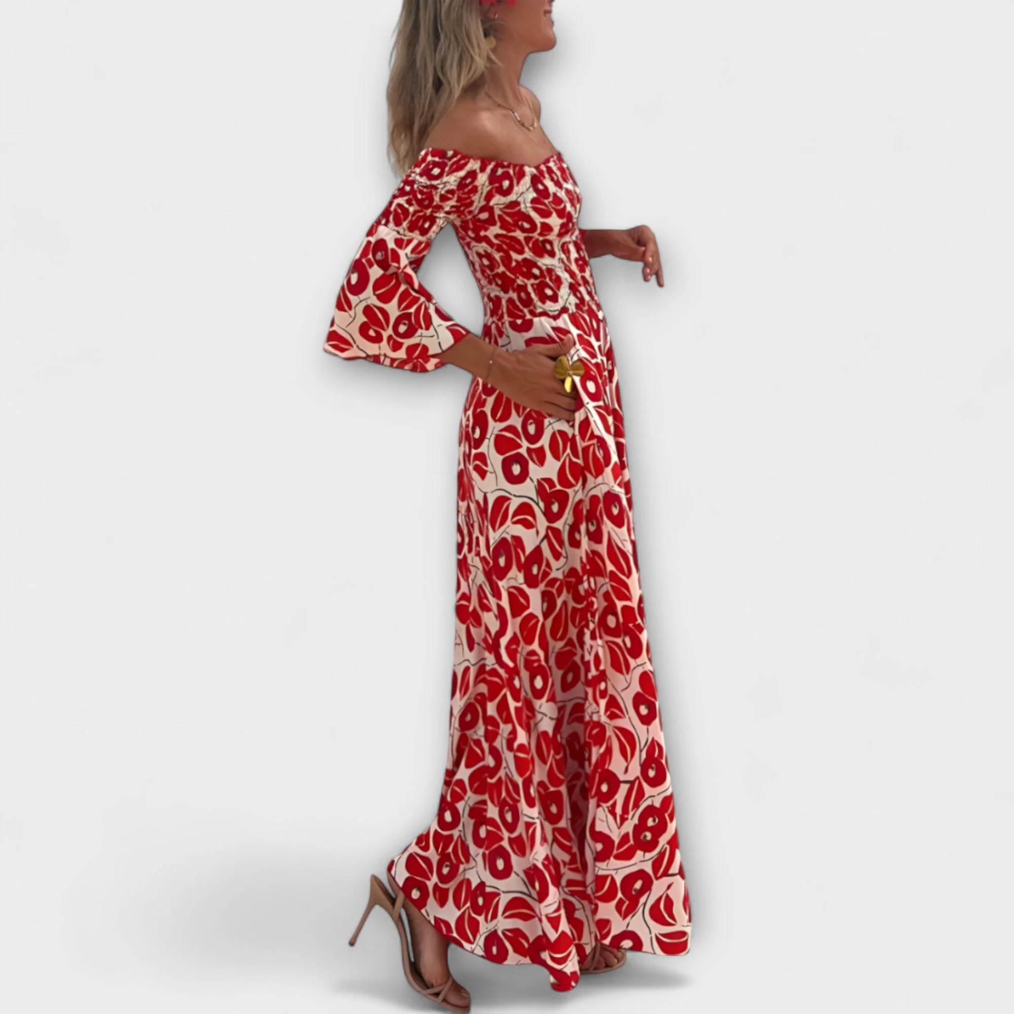 Bellira – Off-Shoulder Kleid mit floraler Leichtigkeit - Image 5