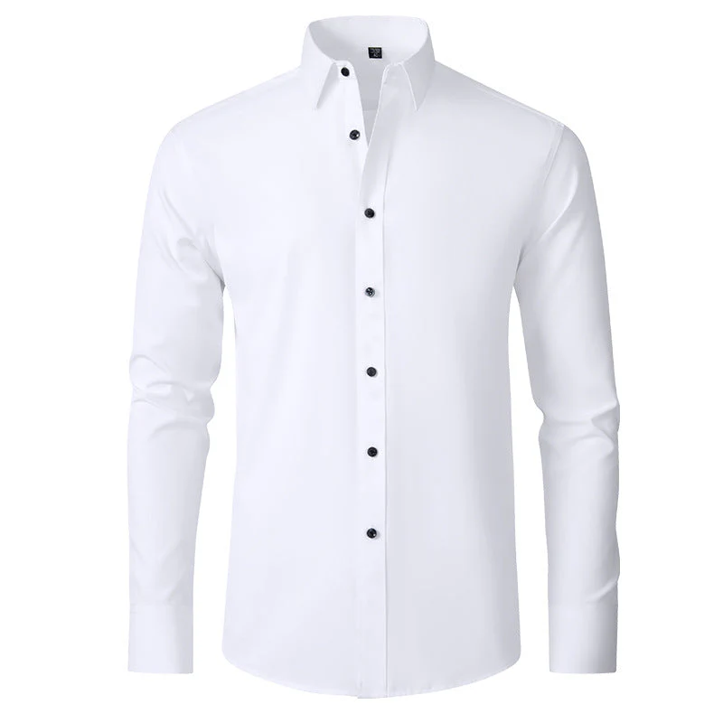 Benjamin | Classic Slim Fit Stretchable Langarm Business Hemd - Image 10