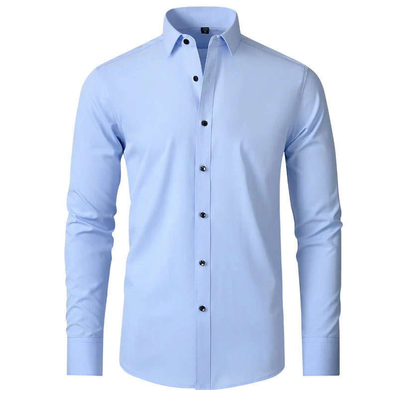 Benjamin | Classic Slim Fit Stretchable Langarm Business Hemd - Image 12