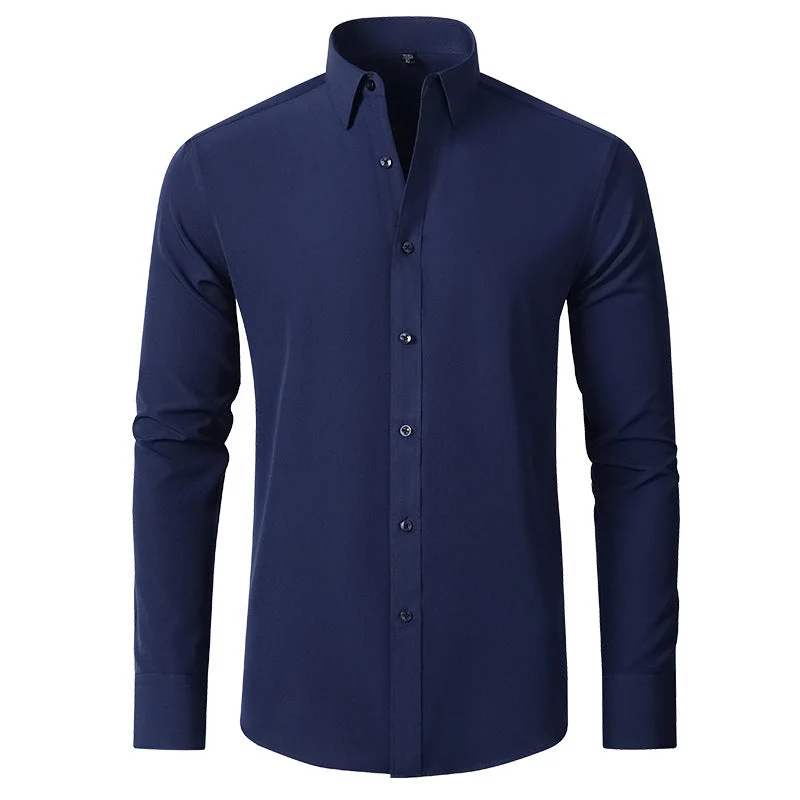 Benjamin | Classic Slim Fit Stretchable Langarm Business Hemd - Image 13