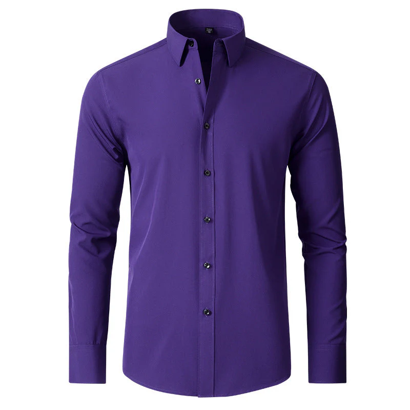 Benjamin | Classic Slim Fit Stretchable Langarm Business Hemd - Image 14