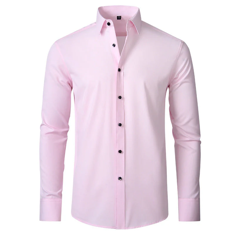 Benjamin | Classic Slim Fit Stretchable Langarm Business Hemd - Image 15