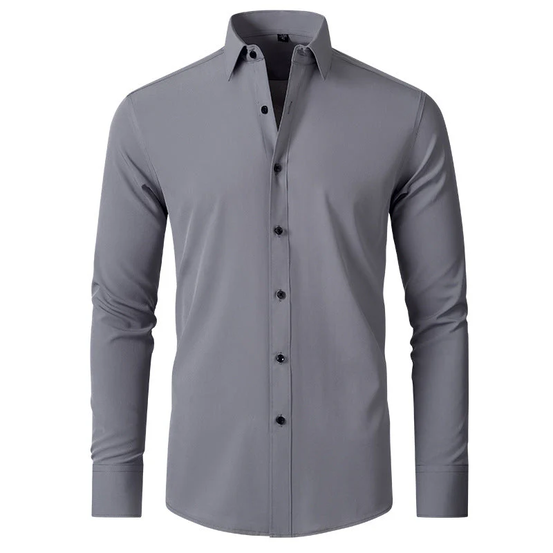 Benjamin | Classic Slim Fit Stretchable Langarm Business Hemd - Image 16