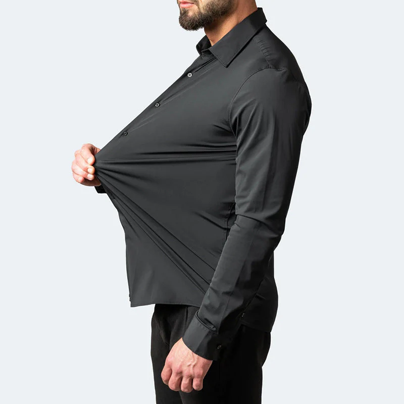 Benjamin | Classic Slim Fit Stretchable Langarm Business Hemd - Image 2