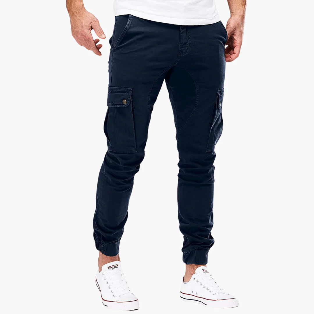 Bequeme Cargohose mit Seitentaschen - Herren Freizeithose - Image 3
