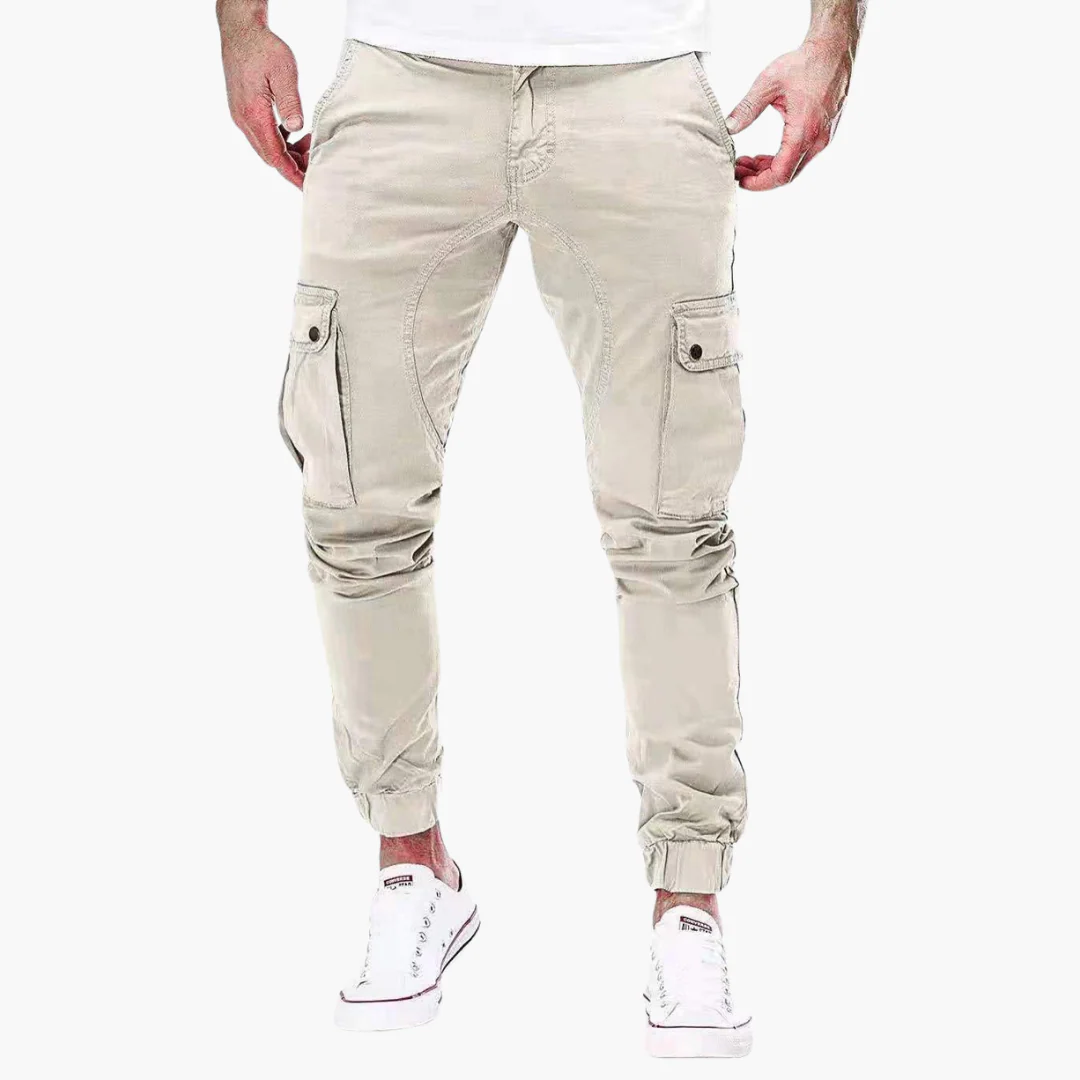 Bequeme Cargohose mit Seitentaschen - Herren Freizeithose - Image 4