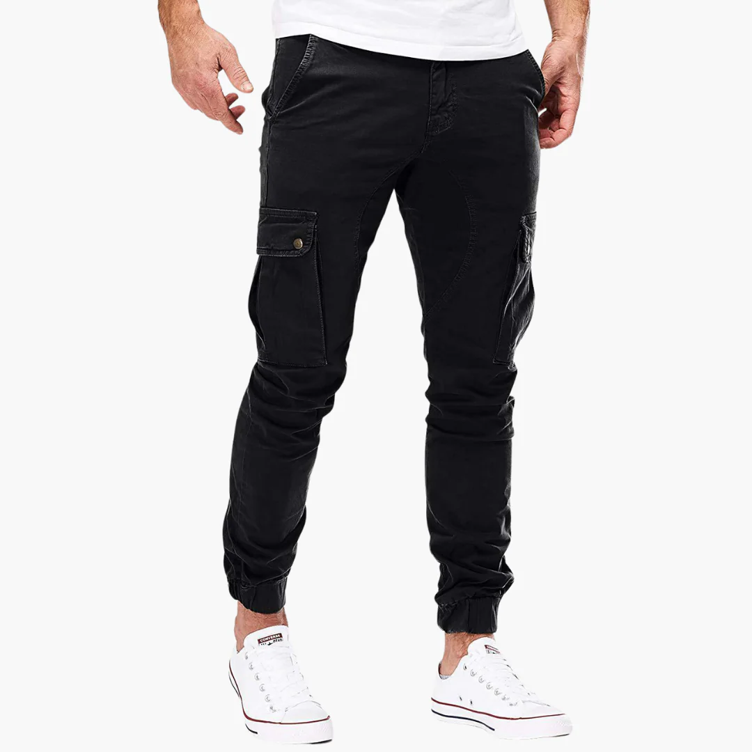 Bequeme Cargohose mit Seitentaschen - Herren Freizeithose - Image 5