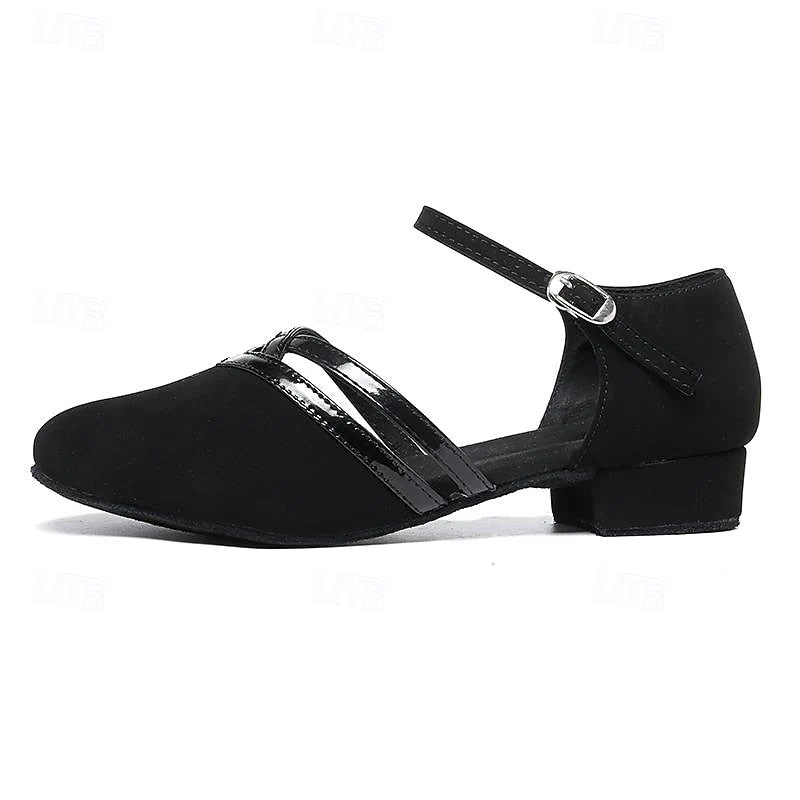 Bequeme Damen-Tanzschuhe mit verstellbarem Riemen für Hochzeiten und Tanzveranstaltungen - Image 3