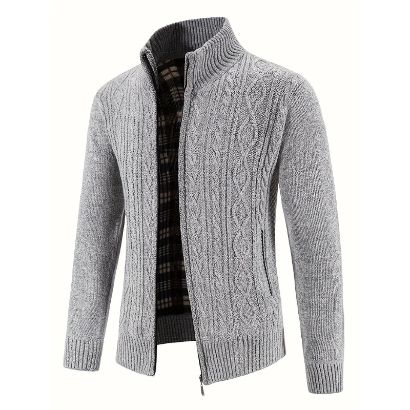 Bequeme Herrenstrickjacke für den Winter -Toni - Image 2