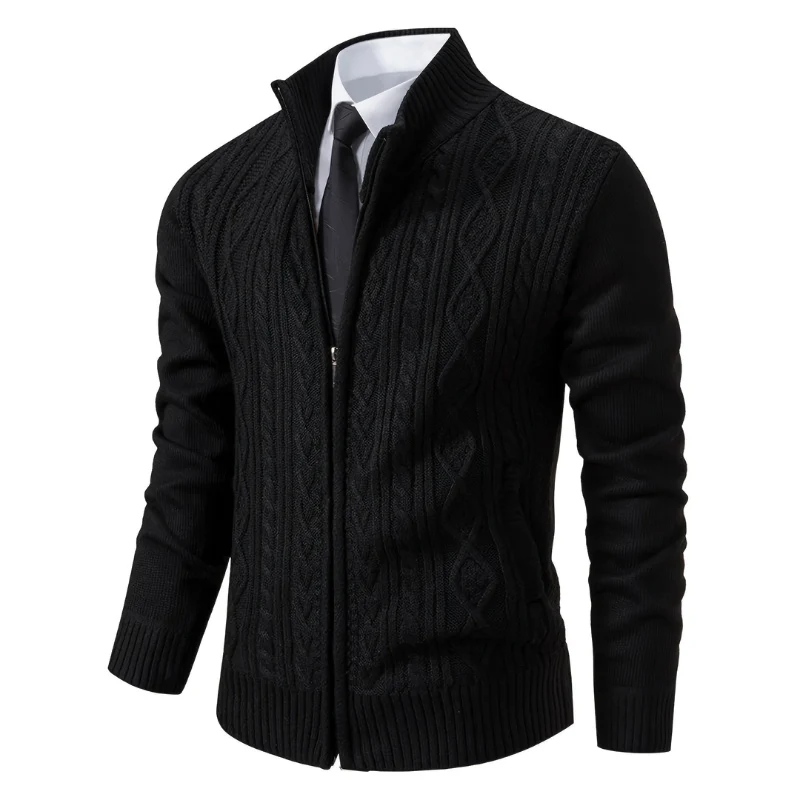 Bequeme Herrenstrickjacke für den Winter -Toni - Image 3