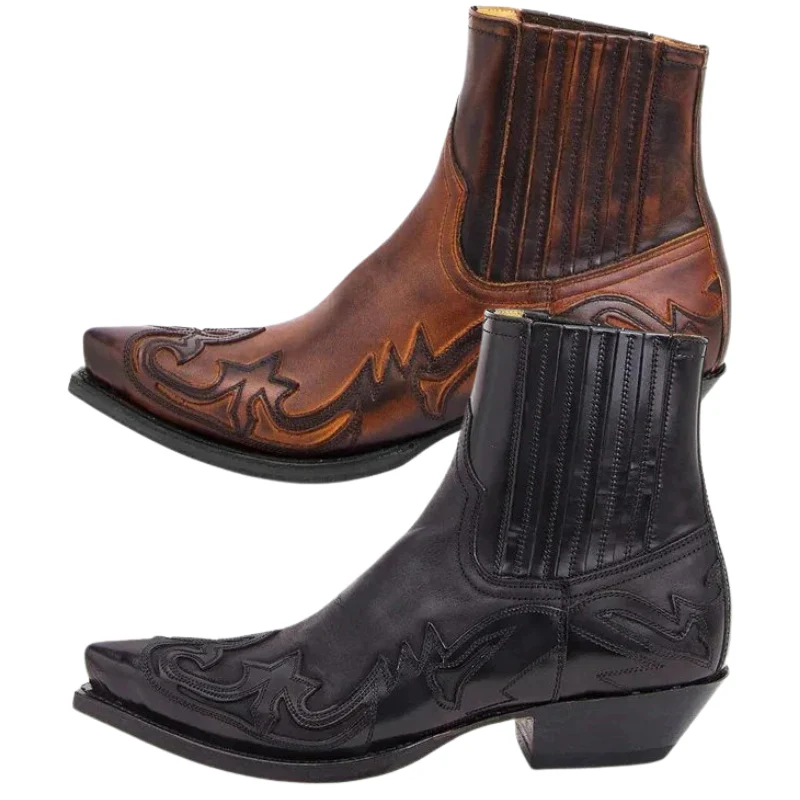 Bequeme modische Herrenstiefel | Cowboy - Image 2