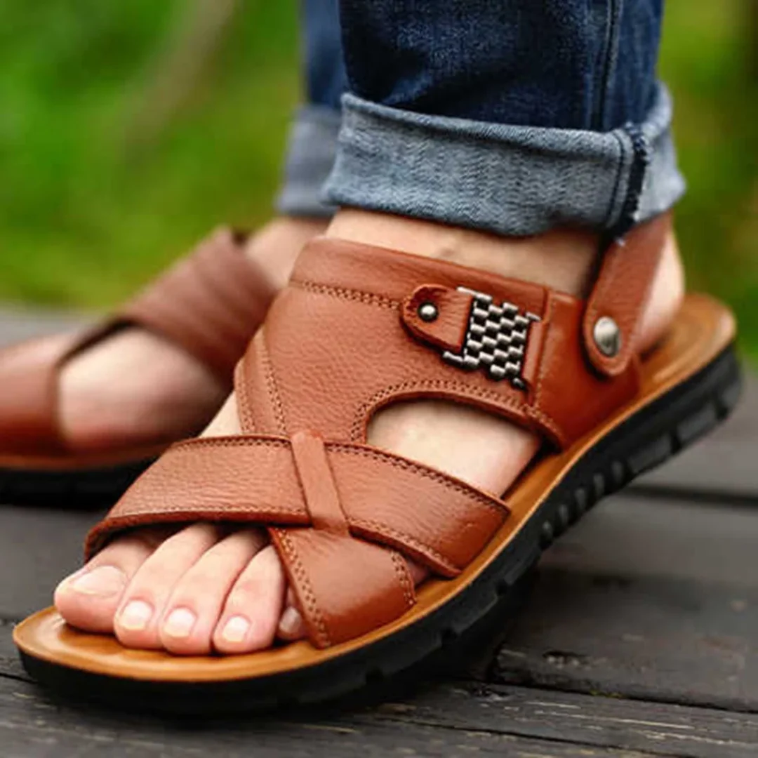 Bequeme Sommersandalen aus Leder für Herren - Urian - Image 2