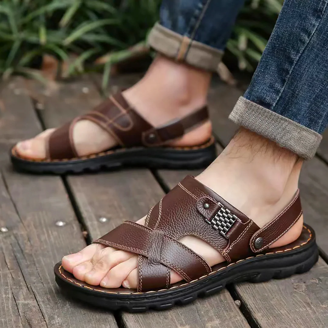 Bequeme Sommersandalen aus Leder für Herren - Urian - Image 3