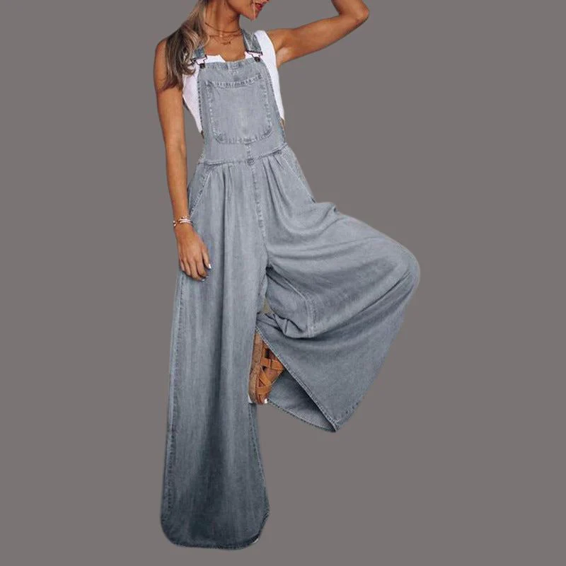 Bequemer Denim-Jumpsuit - Valeska - Image 3