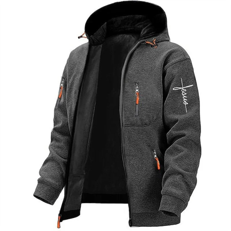 Bequemer Kapuzenpullover für Herren | Reißverschluss - Image 2