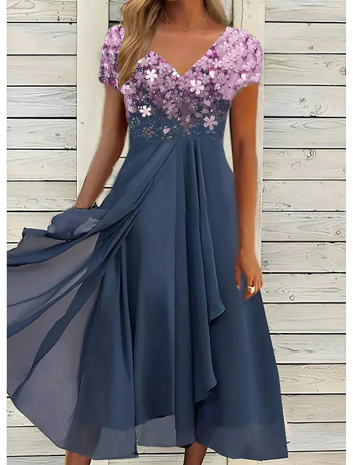 Bequemes geblümtes Sommerkleid - Liselotte - Image 2