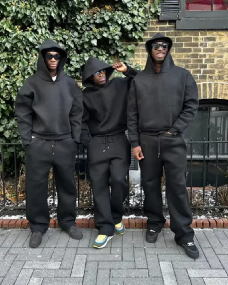 Bequemes Hoodie- und Hosen-Set für Herren | Moderner - Image 6