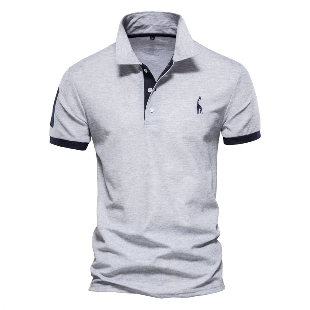 Berake | Zweifarbiges Polo mit sportlichem Akzent-Design - Image 7