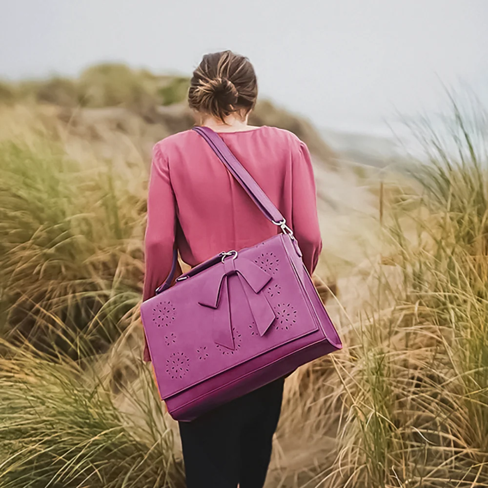 Bernadette – Schleifen-Satchel Handtasche - Image 30