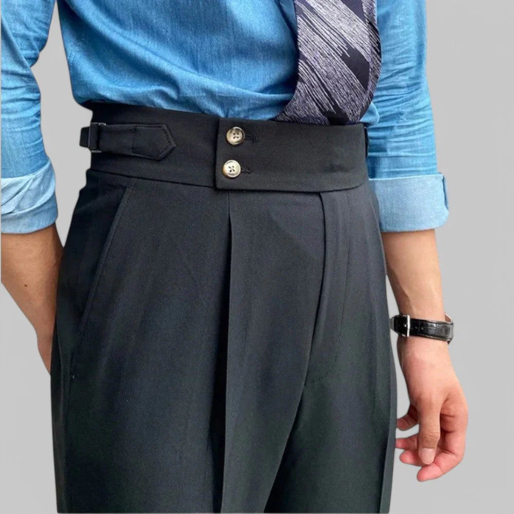 Bernd | Stilvolle Hochtaillierte Hose - Image 7