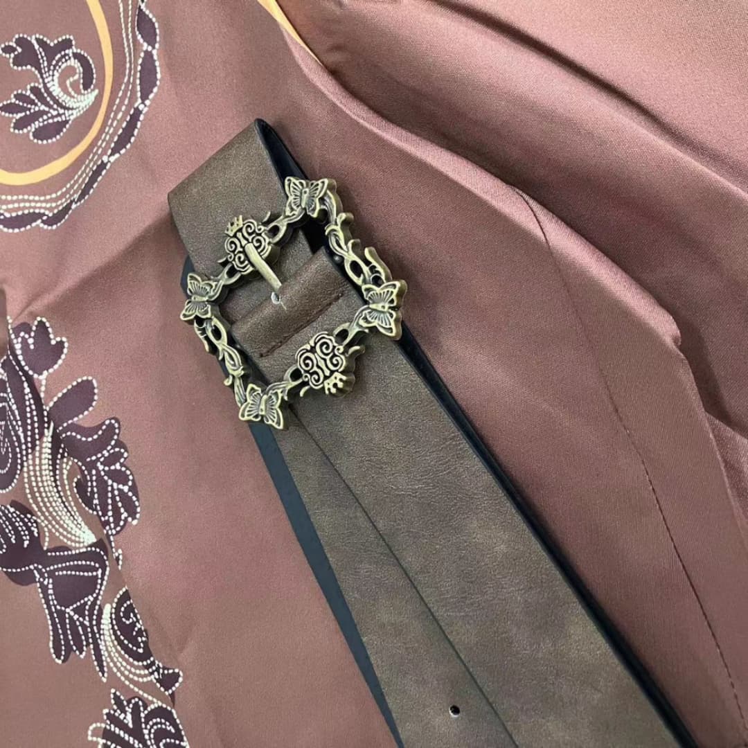 Bestickte Lederhose mit Gürtel für Herren - Oktoberfest 2025 - Image 4