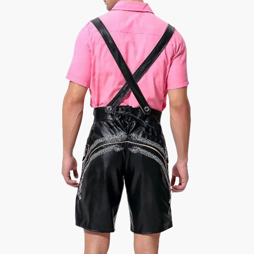 Bestickte Trachten Lederhose für Herren - Oktoberfest 2025 - Image 12