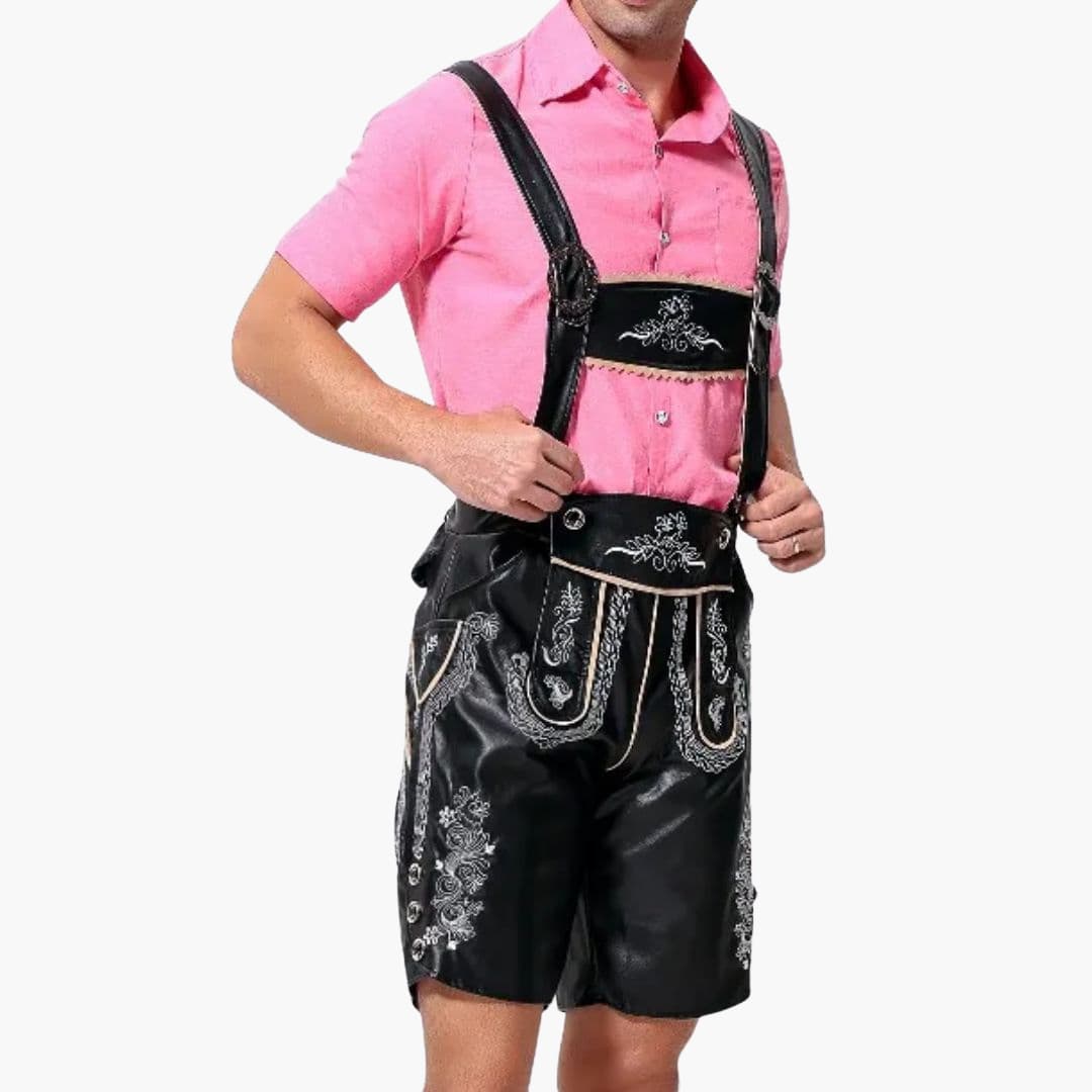 Bestickte Trachten Lederhose für Herren - Oktoberfest 2025 - Image 5