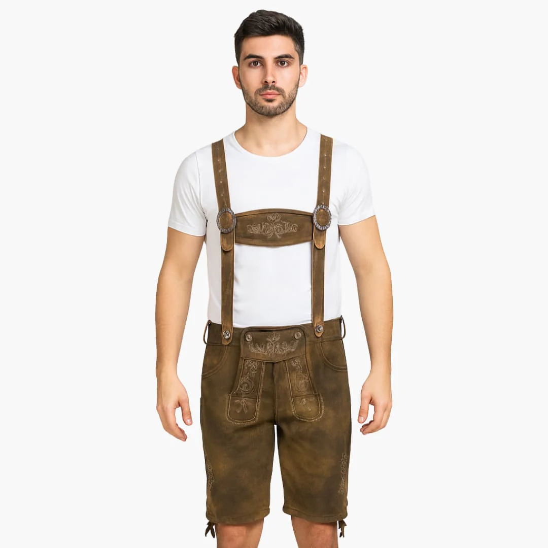 Bestickte Trachtenhose mit Hosenträgern für Herren - Oktoberfest 2025 - Image 3