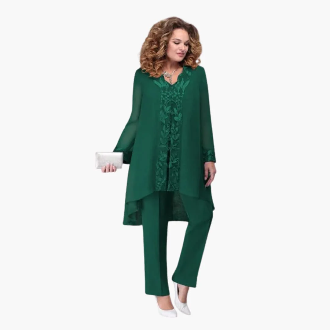 Bestickter 3-Teiler Anzug für Damen - Image 2