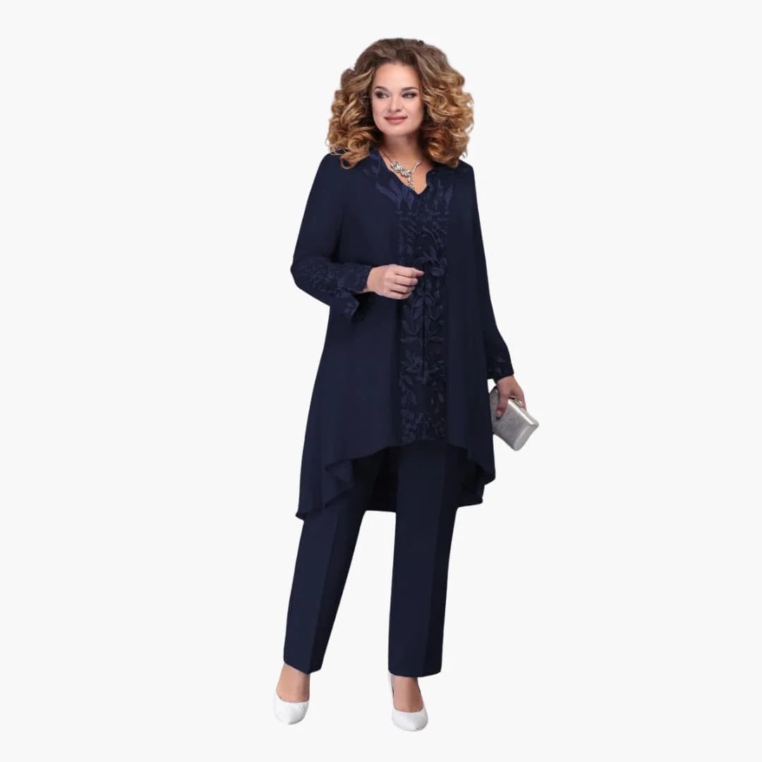 Bestickter 3-Teiler Anzug für Damen - Image 4