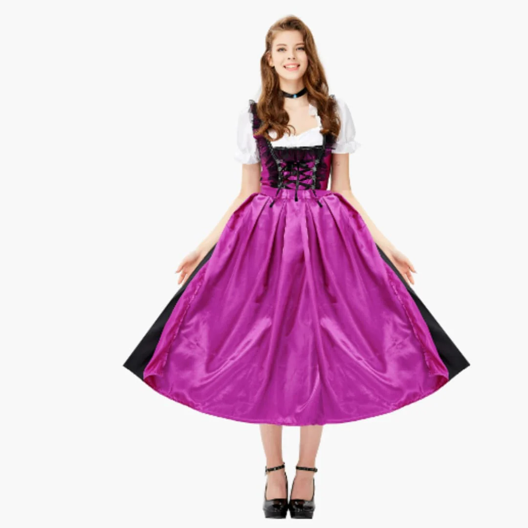 Besticktes Dirndl kleid für Damen - Oktoberfest 2025 - Image 3