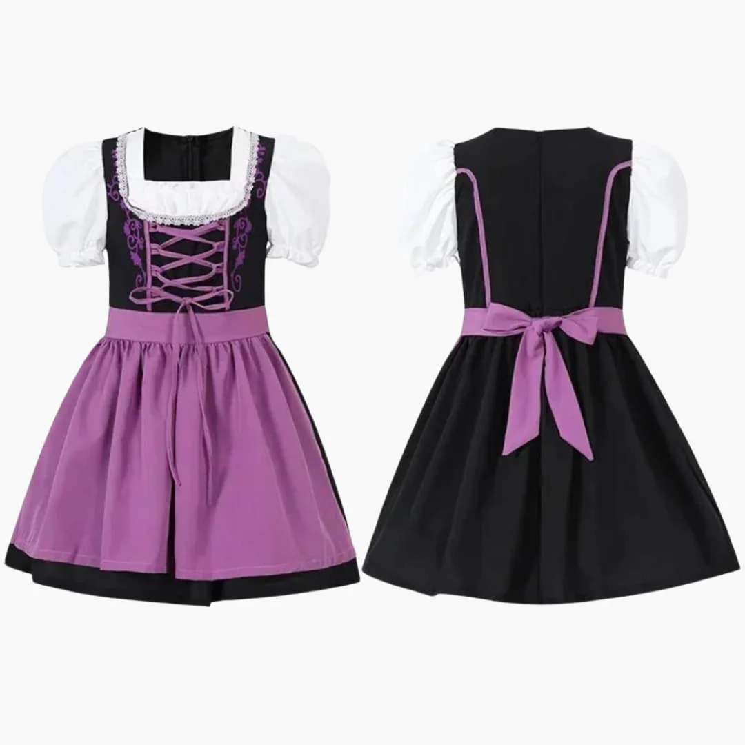 Besticktes Dirndl kleid für Mädchen - Oktoberfest 2025 - Image 3