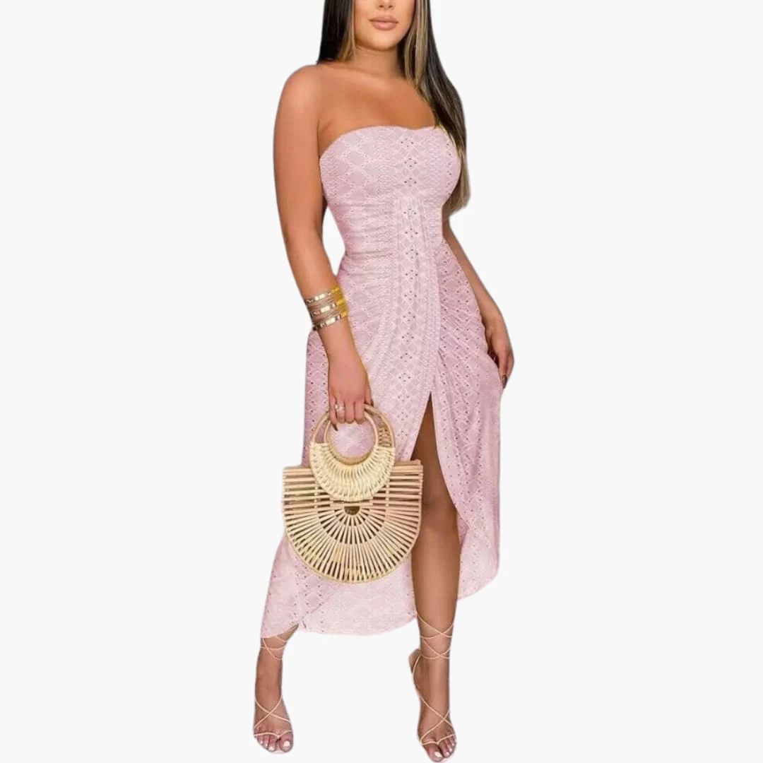 Besticktes Midikleid für Damen – Elegantes Sommerkleid - Image 2