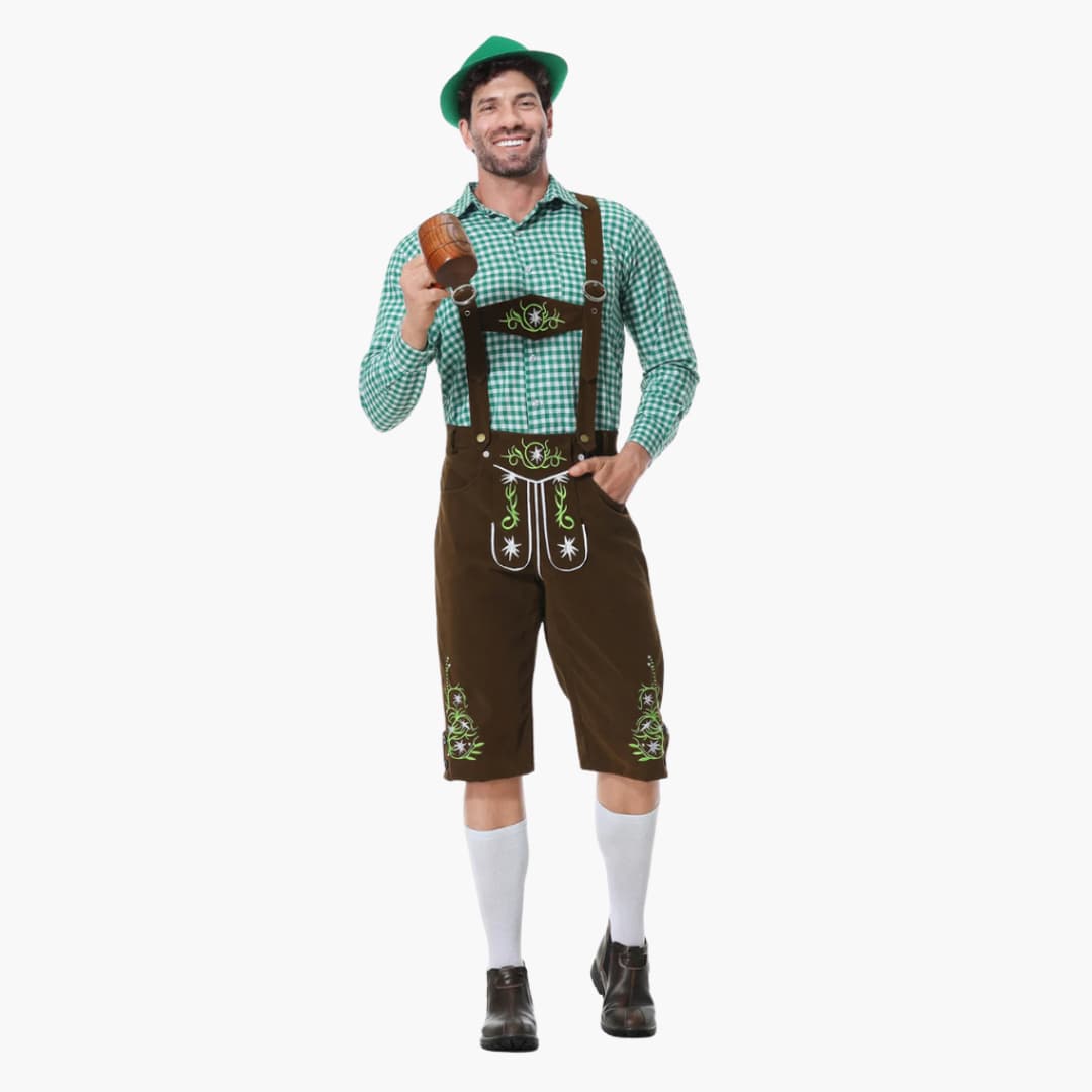 Besticktes Trachten Lederhosen Kostüm für Herren - Oktoberfest 2025 - Image 3