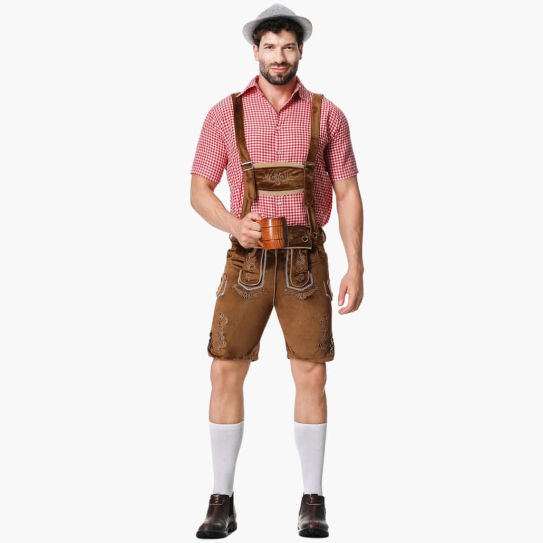 Besticktes Trachten Lederhosen Kostüm für Herren - Oktoberfest 2025 - Image 6