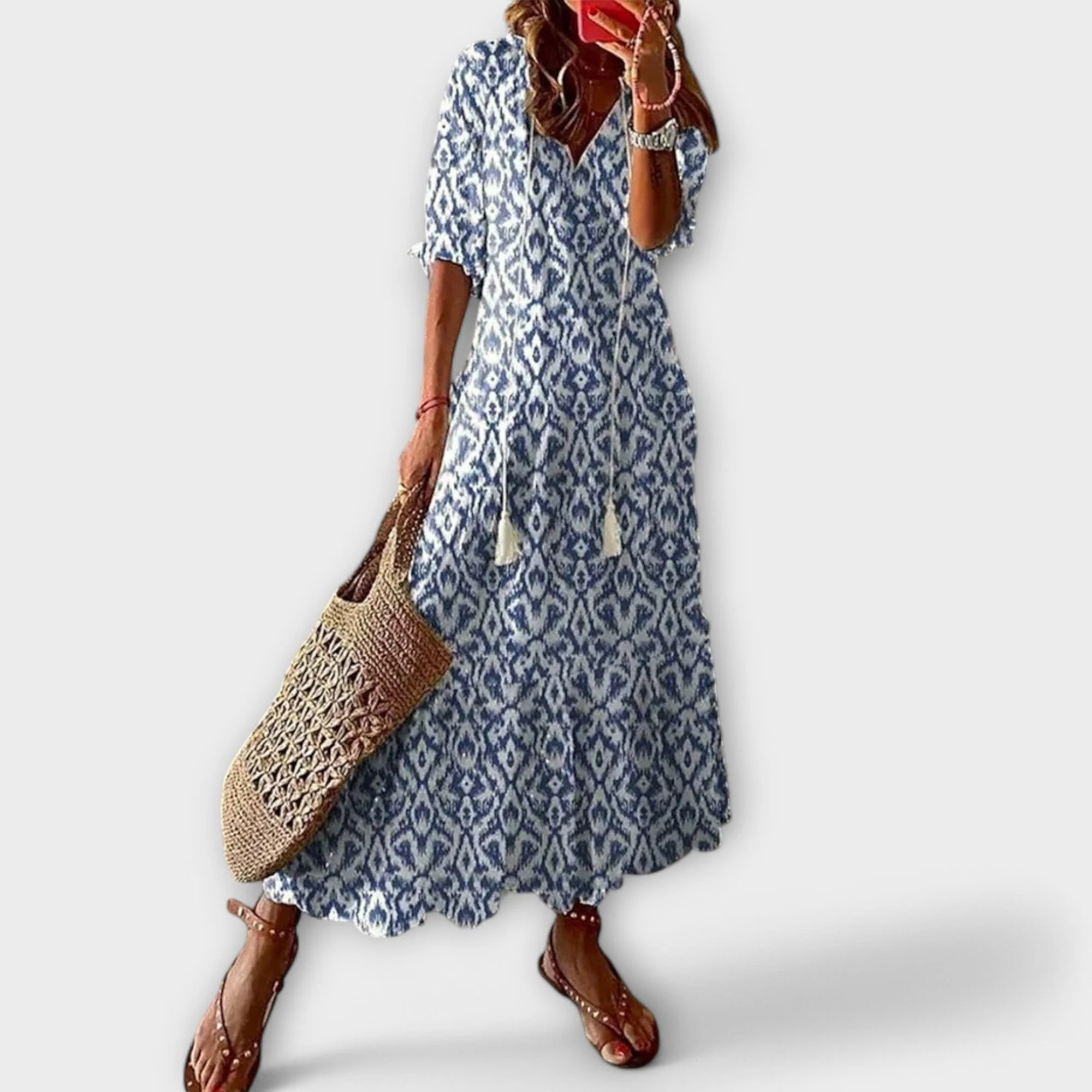 Bettina - Bohemian Maxi Dress - Image 2