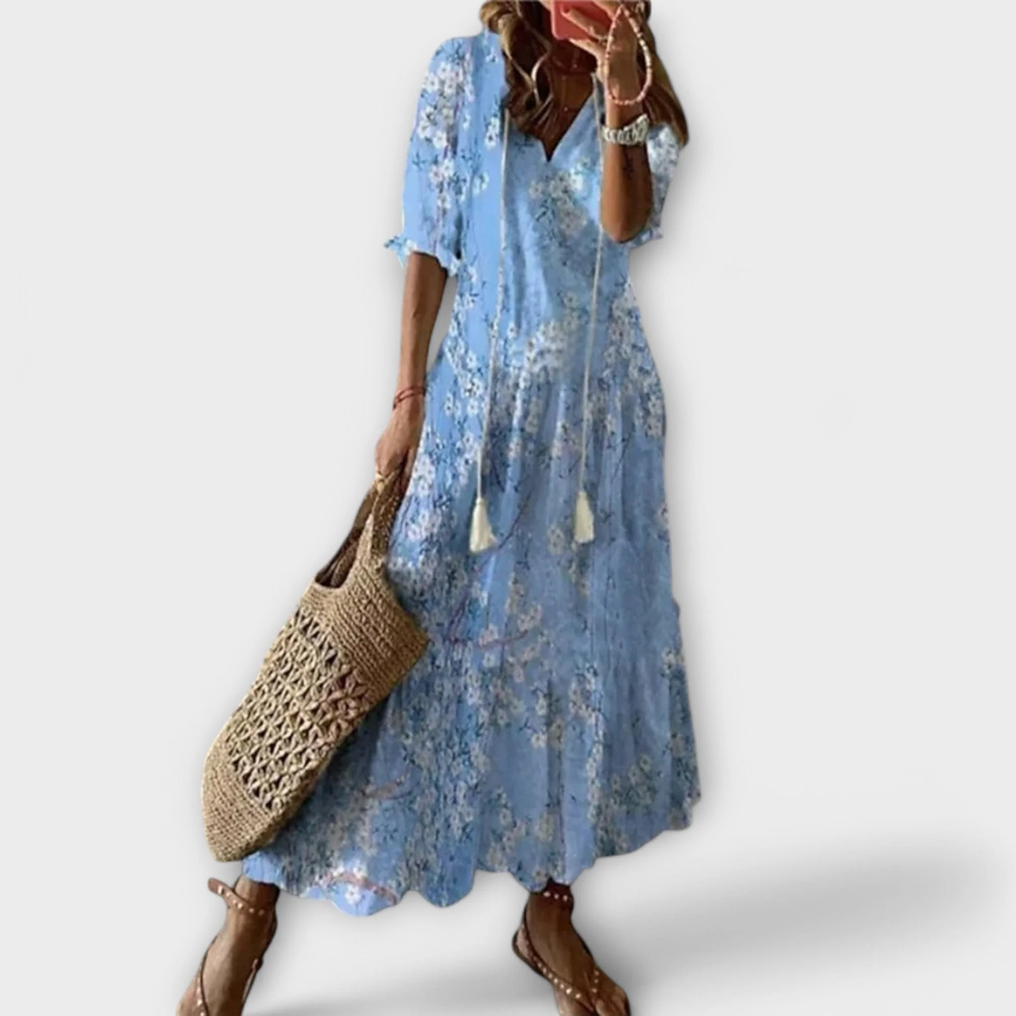 Bettina - Bohemian Maxi Dress - Image 3
