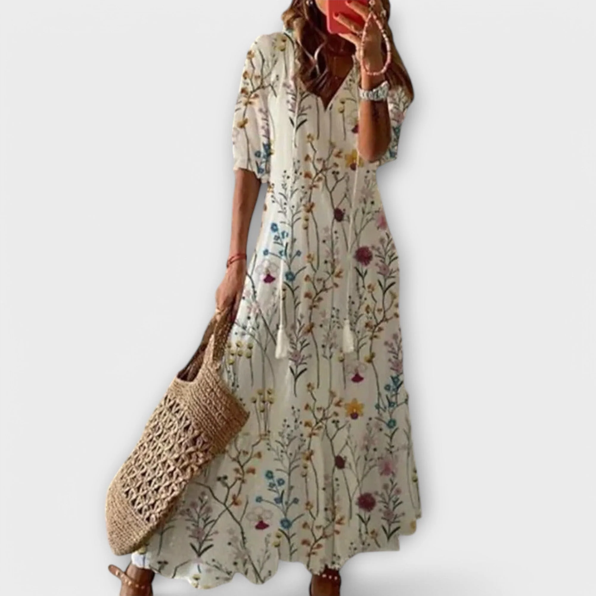 Bettina - Bohemian Maxi Dress - Image 4