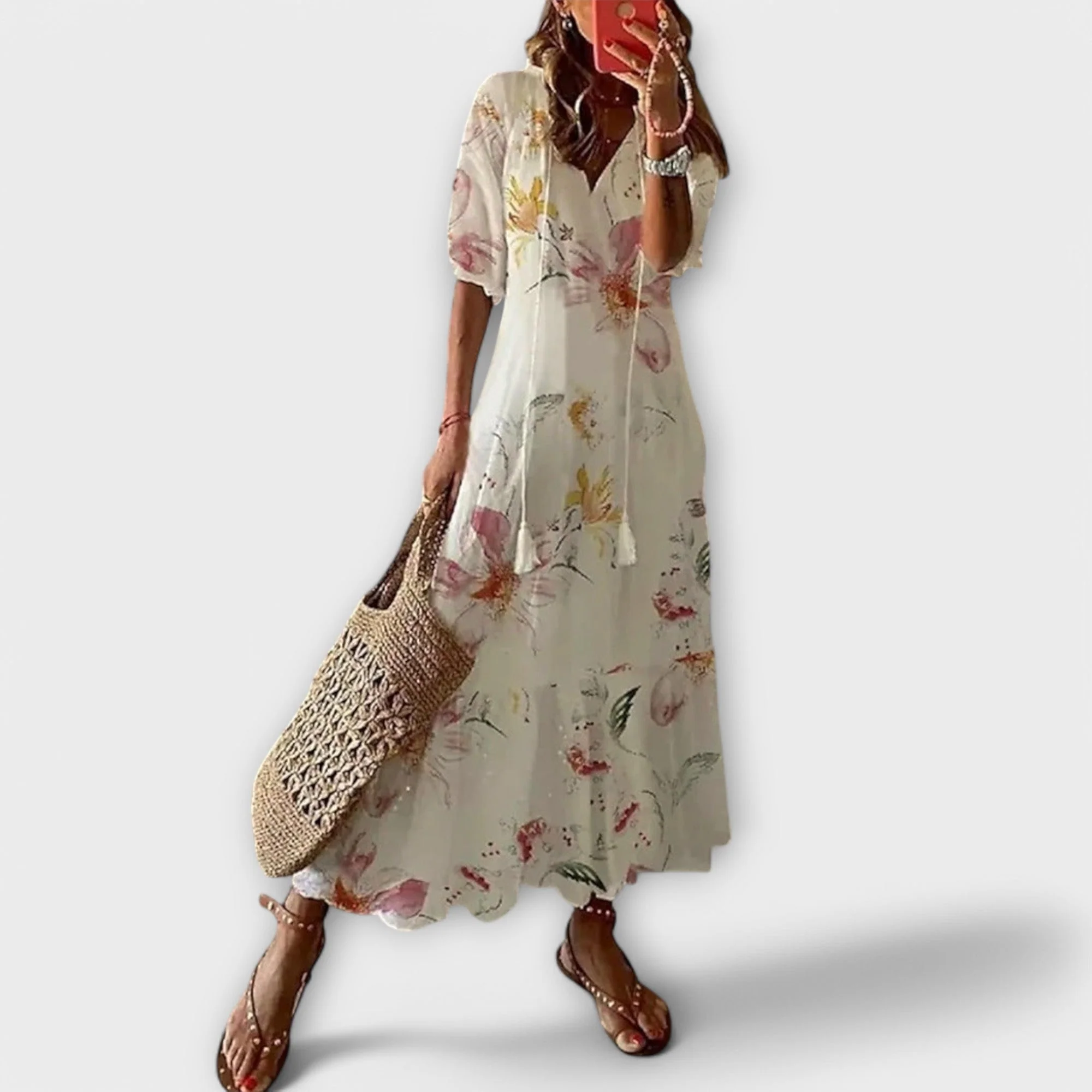 Bettina - Bohemian Maxi Dress - Image 7