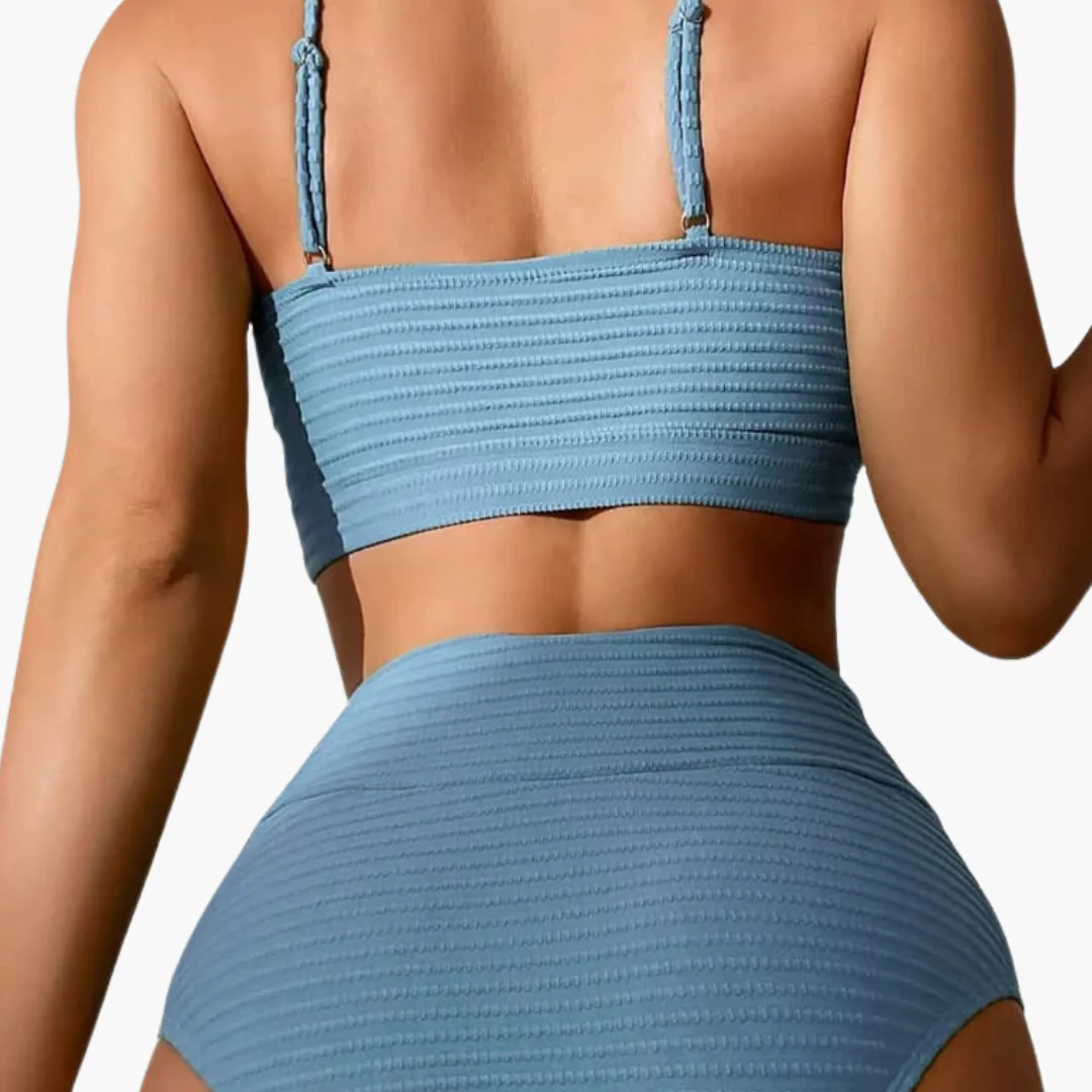 Bikini-Set - Damen Zweiteiler mit hoher Taille & Stil - Image 5