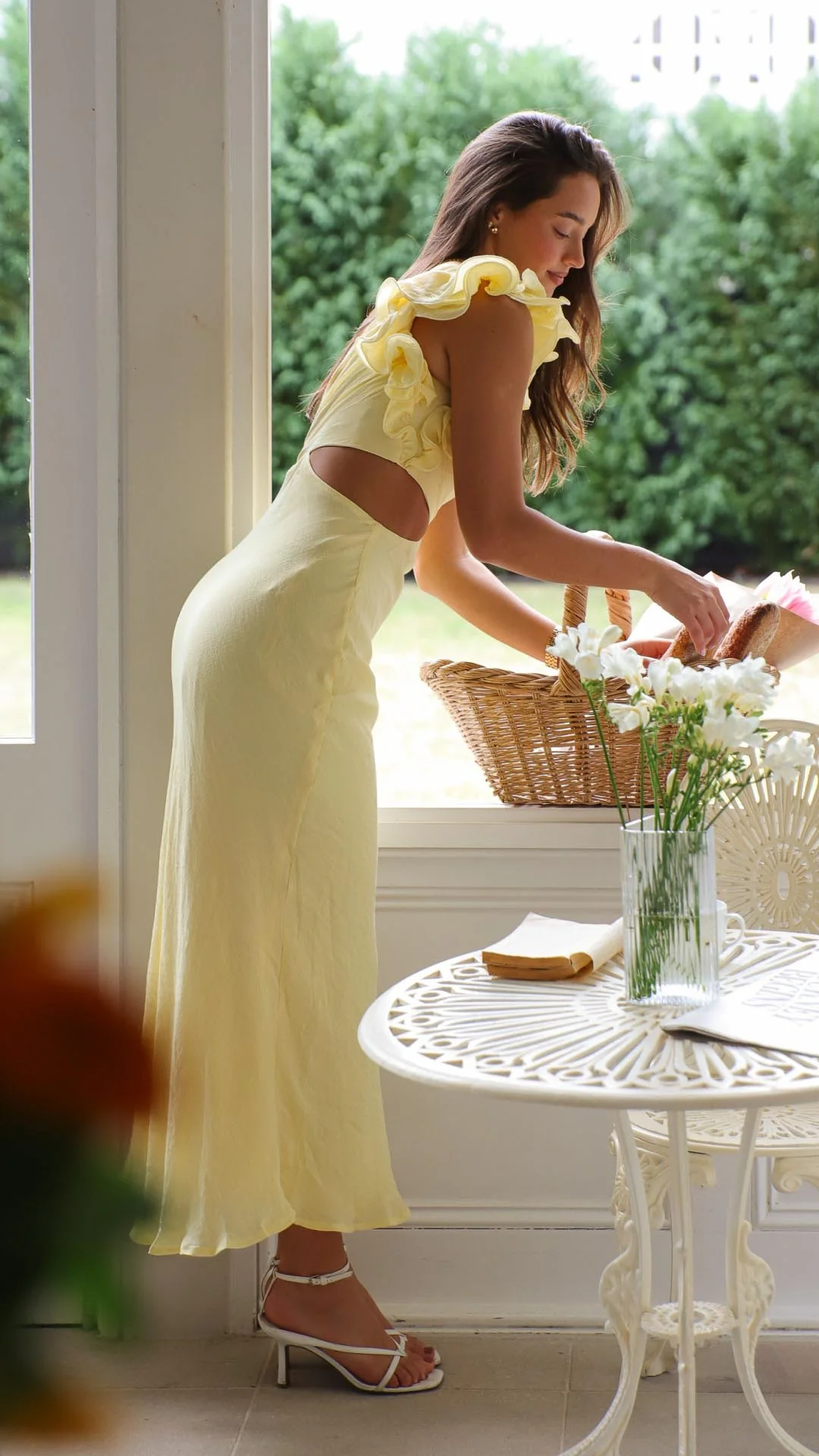 Blaire - Schulterfreies Maxikleid mit Aussparungen - Image 5