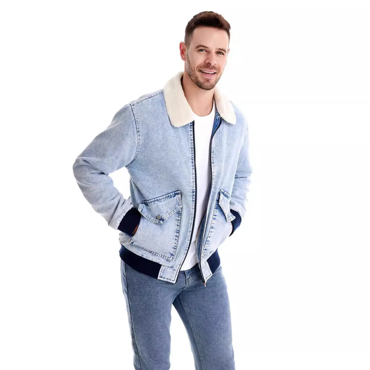 Blake® | Gepolsterte Jeansjacke - Image 3